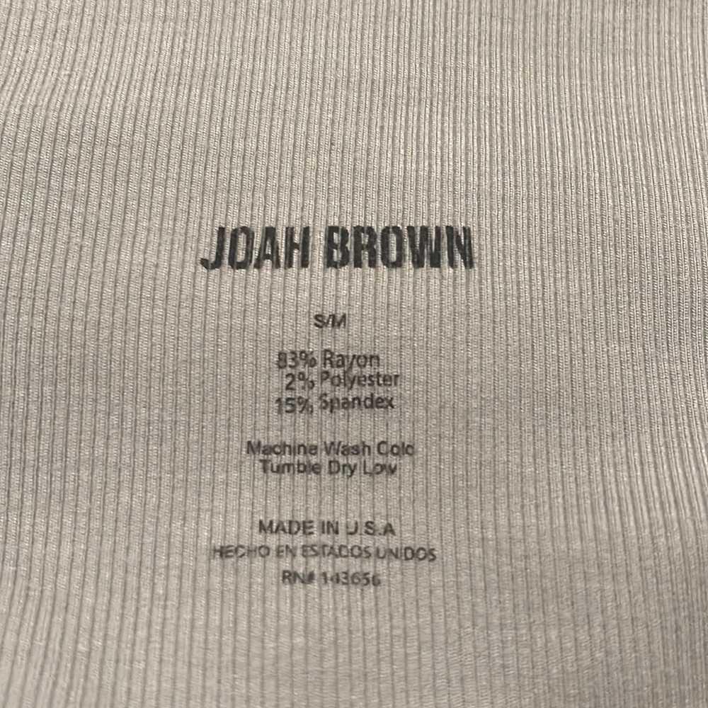Joah Brown High Waisted Biker Short
